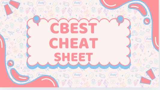 Cbest Cheat sheet